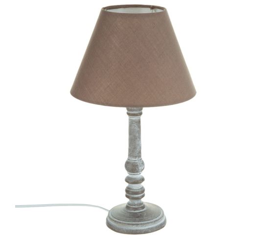 Lampe À Poser Leo Taupe