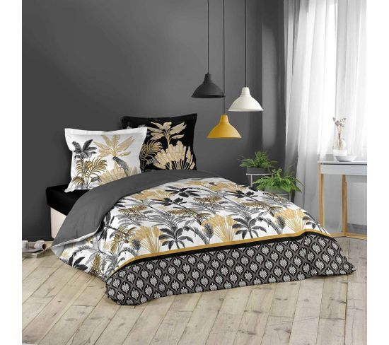 Housse De Couette 220x240 + 2 Taies Karaba Coton