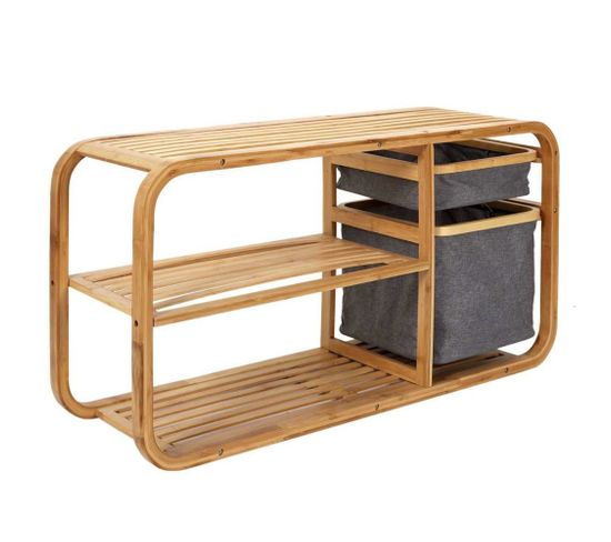 Banc Rangement Bambou