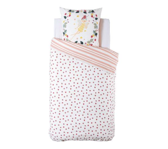 Housse De Couette Enfant 140x200 Summer + Taie 100% Coton 57 Fils