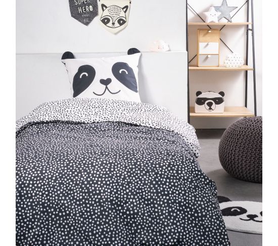 Housse De Couette 140x200 Funny 2.8 + 1 Taie 100% Coton 57 Fils