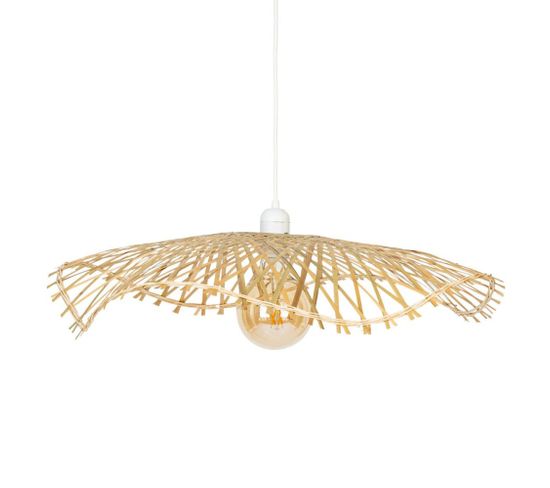 Suspension Diam 58cm En Bambou Naturel