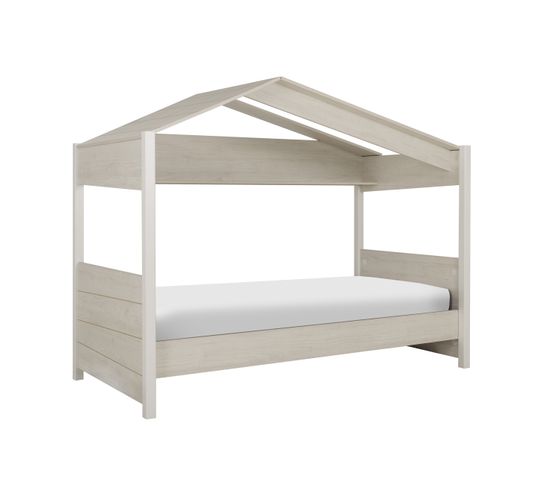 Lit Cabane 90 X 200 Cm - Coloris : Naturel - Robinson