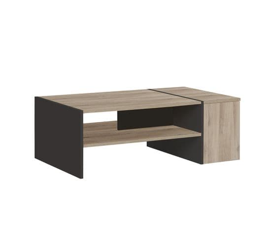 Table Basse Avec Coffre De Rangement Yori Bois