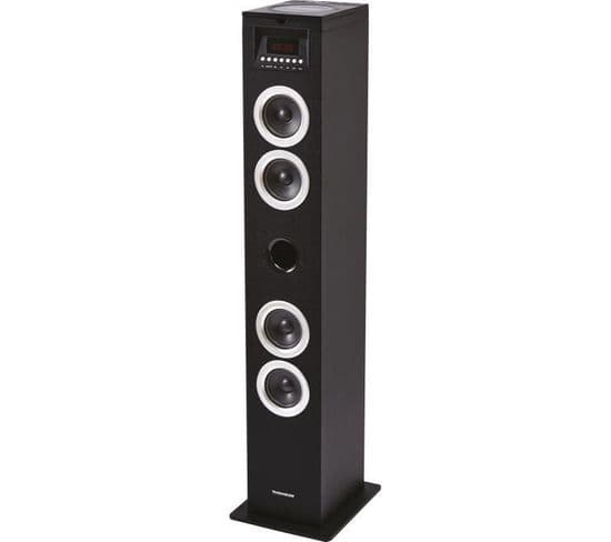 Tour Haut-parleurs Multimédia - Lecteur Cd - 60w - Bluetooth, Usb, Radio Fm - LED - Noir - Ds120cd