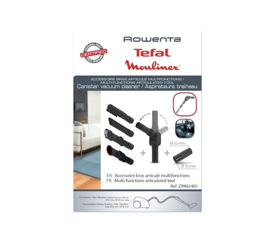 Kit Suceurs  Zr903401 Pour Aspirateur Firstline, Moulinex, Rowenta, Tefal