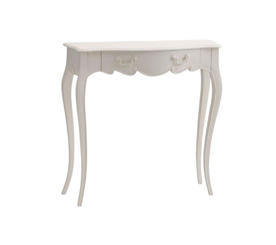 Console Baroque En Bois Blanc L80 - Apollonia