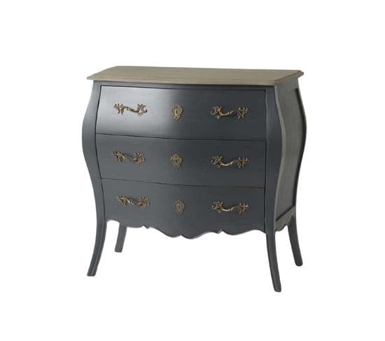 Commode 3 Tiroirs En Bois Celestine