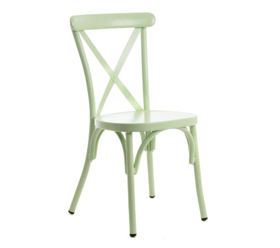 Chaise De Jardin Bourdon Verte (lot De 2)