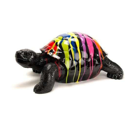 Tortue Trash Noir 106 Cm