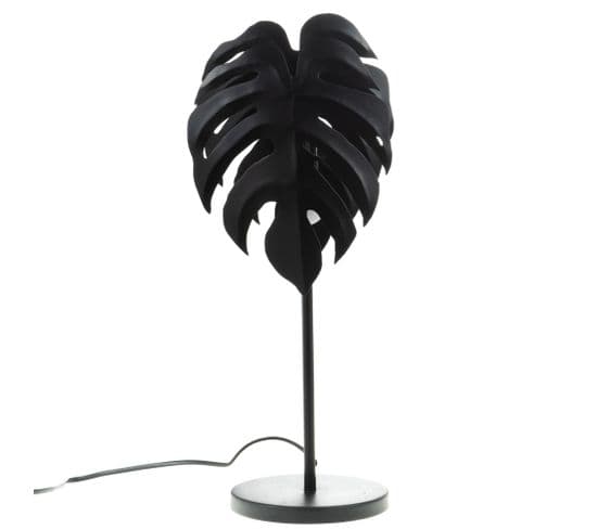 Lampe Feuille Noire