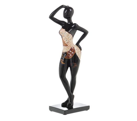 Statue Femme Julian Noir 40 Cm