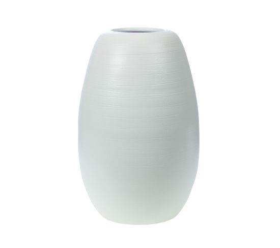 Vase Catiso Blanc 55 Cm