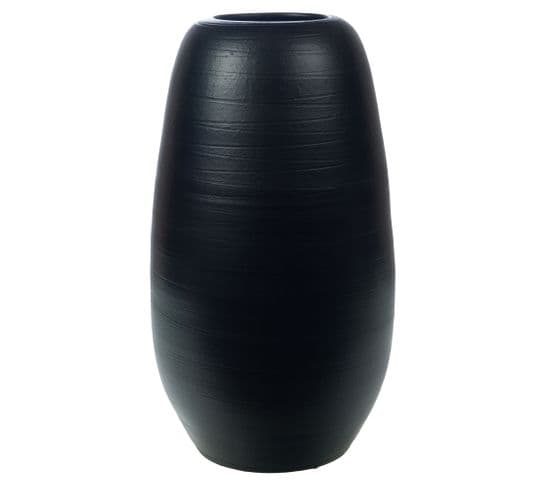 Vase Catiso Noir 70 Cm