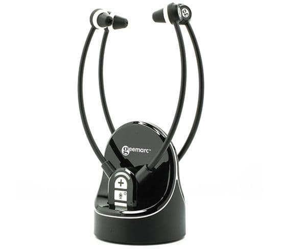 Casque TV Duo Geemarc Cl7370-2 Opti Amplifié