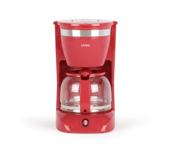 Cafetière Filtre 12 Tasses 800w Rouge - Dod163rc