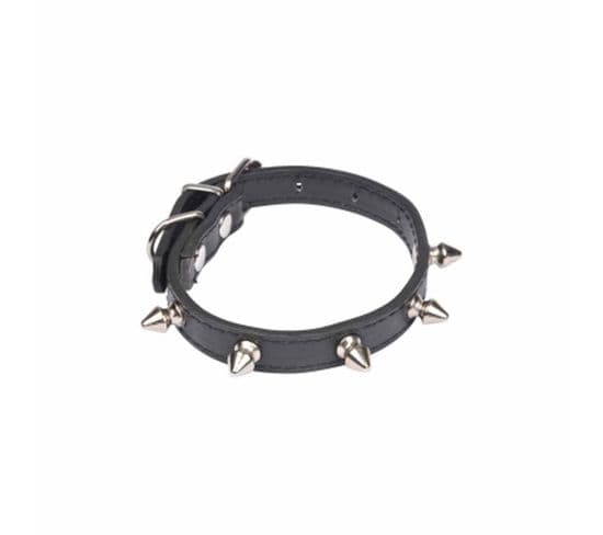 Collier Fantaisie Pour Chien "pics" 30cm Noir