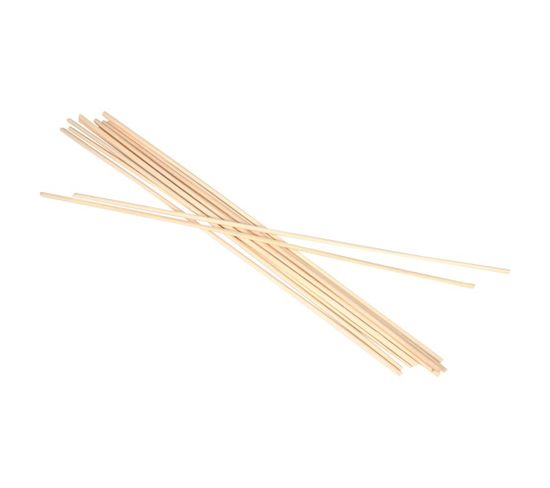 Lot De 12 Bâtonnets Diffuseur "rotin" 23cm Naturel