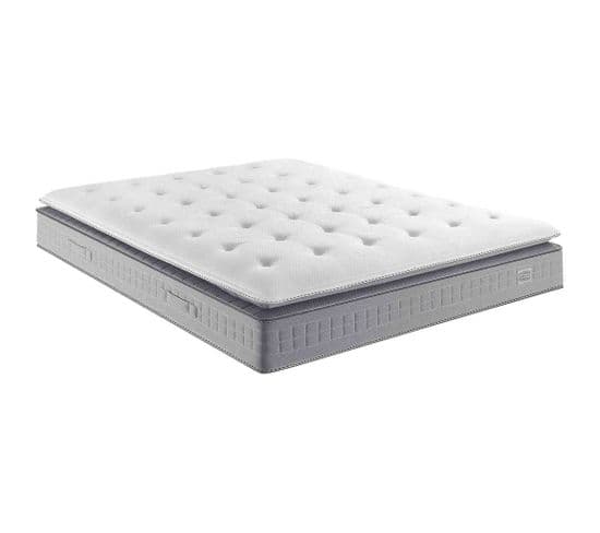 Matelas Ressorts 180x200 Cm - Surmatelas Intégré - Ressorts Ensachés - 29 Cm - Ferme