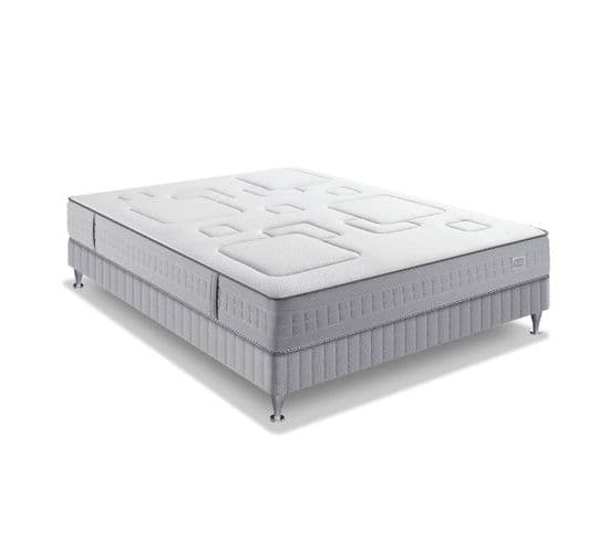 Ensemble Equilibre 140x200 Matelas H25 Ressort Ensachés, Ferme, Sommier