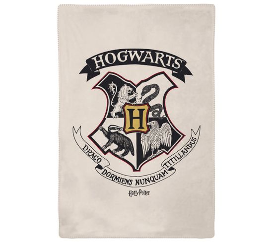 Plaid Harry Potter Poudlard 110x130 Cm - 100% Polyester