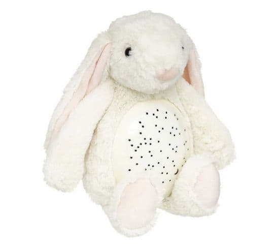 Veilleuse Projecteur Enfant "lapin" 34cm Blanc