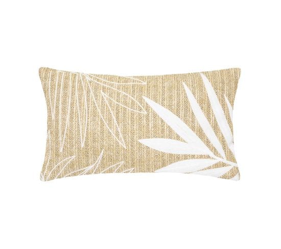 Coussin Décoratif Homaa Effet Paille 30 X 50 Cm