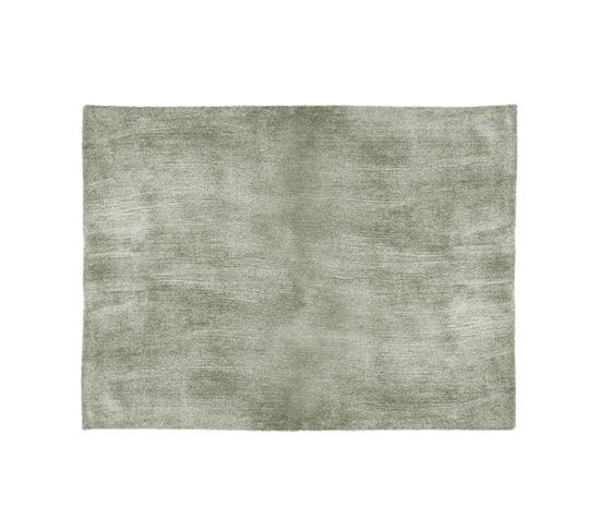 Tapis Décoratif Reflet Vert Kaki 160 X 230 Cm