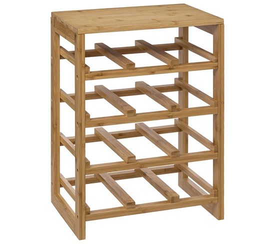 Rack Bouteilles X12 Bambou Linha 5five - Naturel