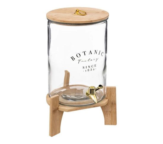 Distributeur De Boisson "bota" 8l Transparent Et Beige