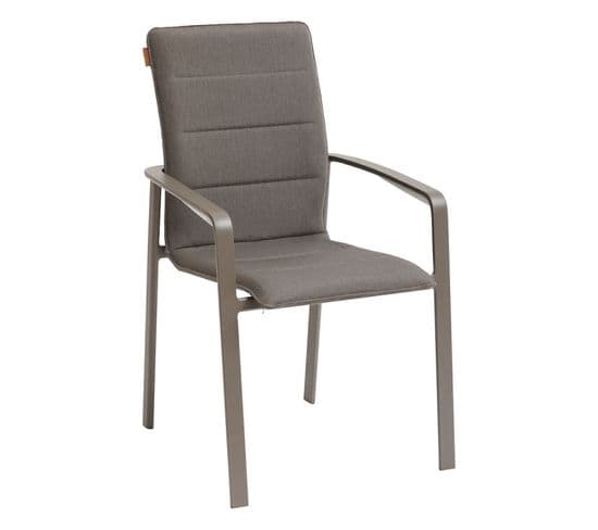 Fauteuil Repas Extérieur Diese Mocha/praline Hespéride - Taupe