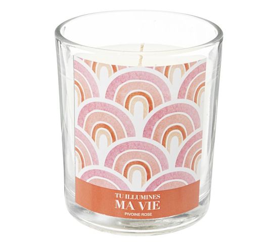 Bougie Parfumée "jomy" 200g Pivoine Rose