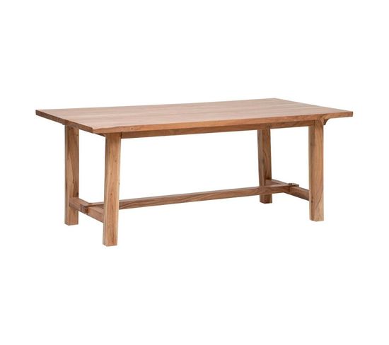 Table à Manger En Bois "jiling" 180cm Marron