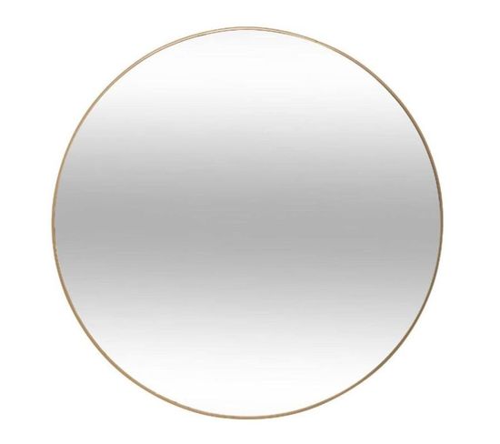 Miroir Mural Rond "alice" 38cm Or