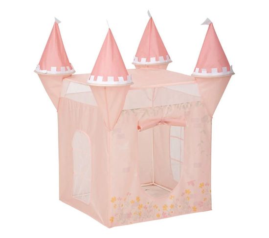 Tente Pop Up Enfant "château Princesse" 130cm Rose