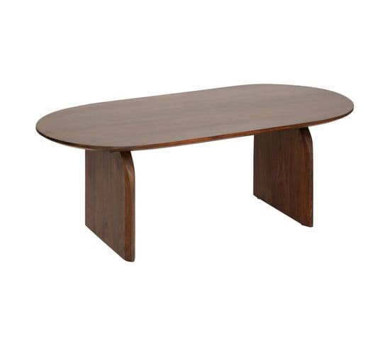 Table Basse En Bois "isana" 120cm Marron