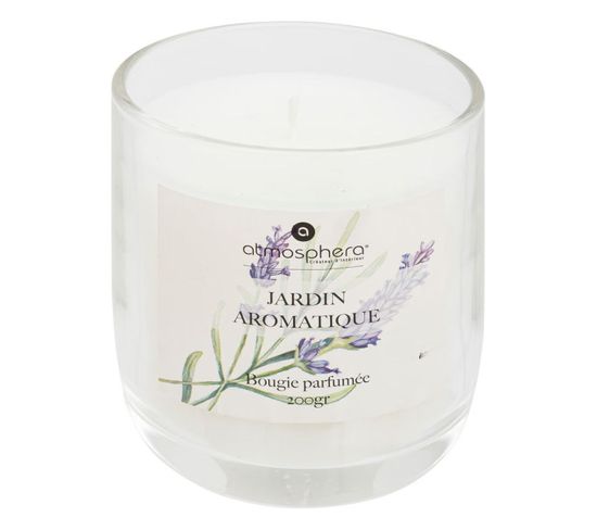 Bougie Parfumée "oudy" 200g Jardin Aromatique