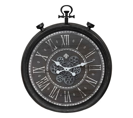 Horloge 60 Cm Mécanisme Azad Atmosphera - Noir