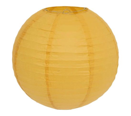 Lanterne Boule Japonaise "oya" 35cm Ocre