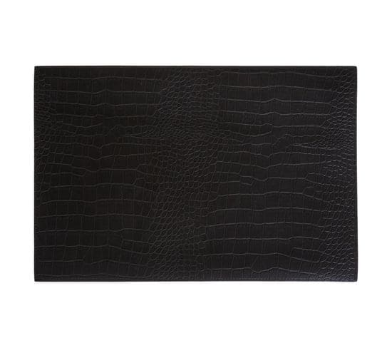 Set De Table De Noël Design Python - L. 45 X L. 35 Cm - Noir