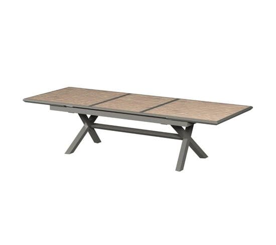 Table Axiome Extensible 12 Personnes Effet Bois - Naturel