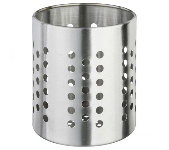 Pot Range Couverts "inox" 13cm Argent