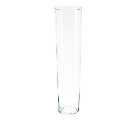 Vase Design "conique" 70cm Transparent