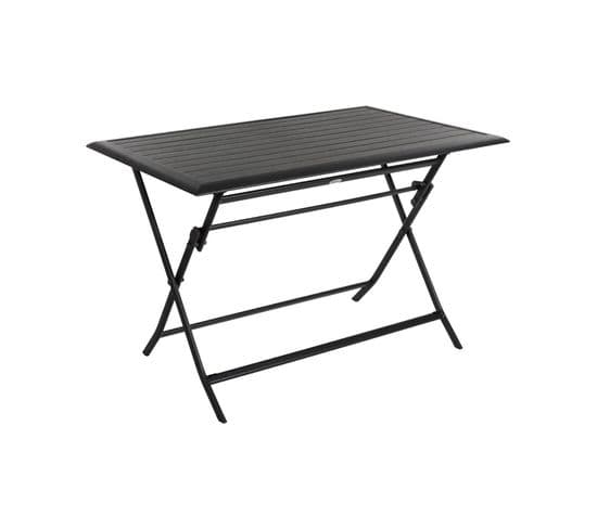 Table Pliante Rectangulaire Azua - 4 Places - Graphite