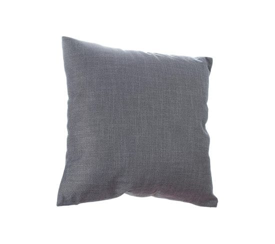 Coussin Déhoussable Gris Foncé 40 X 40 Cm