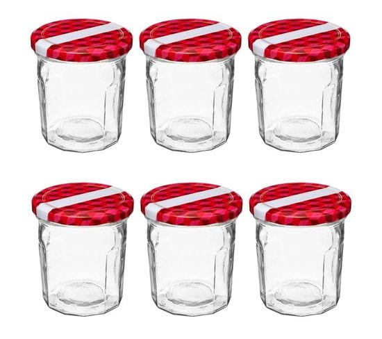 Lot De 6 Pots De Confiture