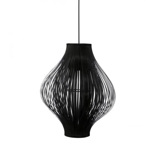 Lampe Suspension Pliante "yisa" 44cm Noir