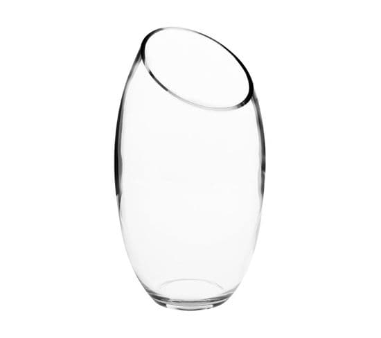 Vase Bombé Transparent D14.5xh27.5