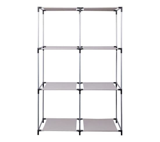 Étagère Design 6 Casiers "mondo" 102cm Gris