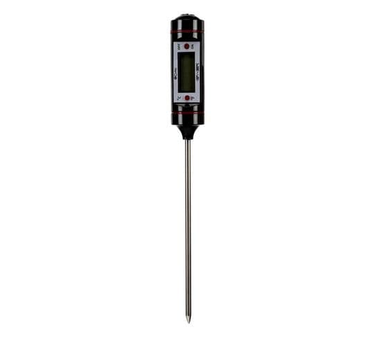 Thermomètre De Cuisine Digital "meter" 20cm Noir
